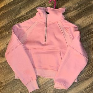 Cropped Fleece Half Zip